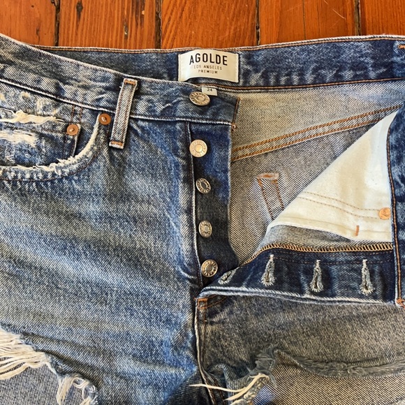 Agolde Parker Shorts - Picture 2 of 2